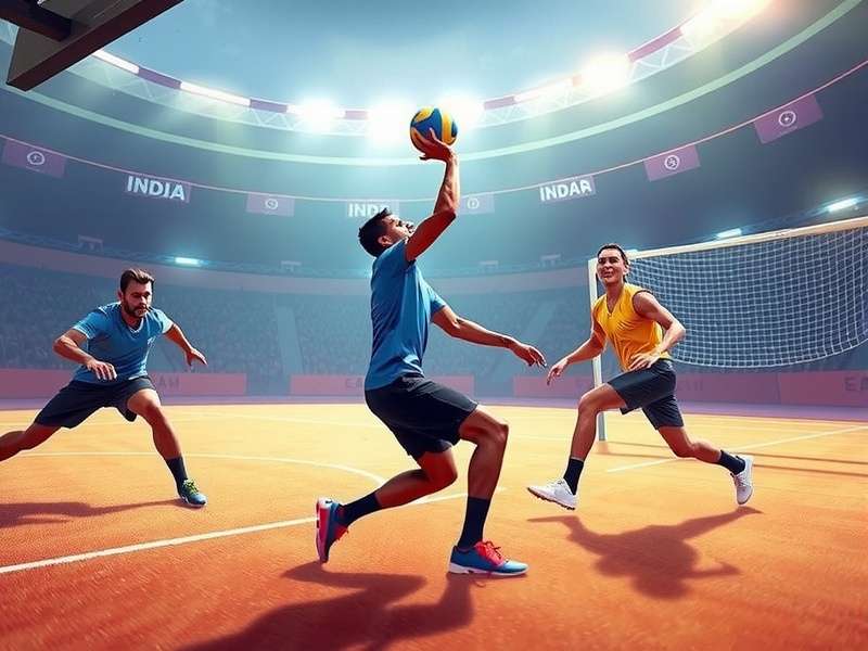 Intense Handball Action in India Handball Powerhouse India Handball Powerhouse Gameplay